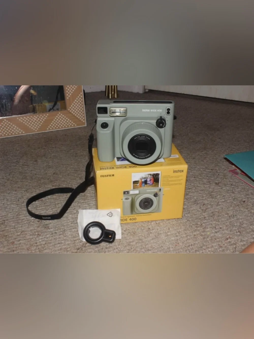 Fujifilm Instax Wide 400 Instant Camera — Sage Green